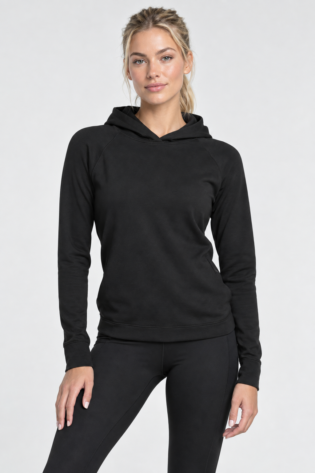 The Essential Women's Hoodie — Black