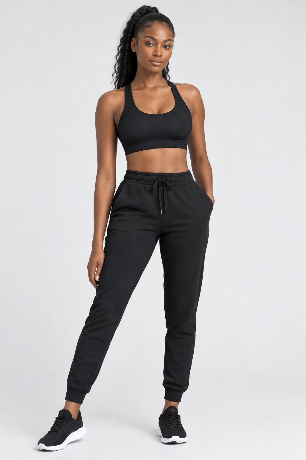 The Essential Women's Jogger — Black