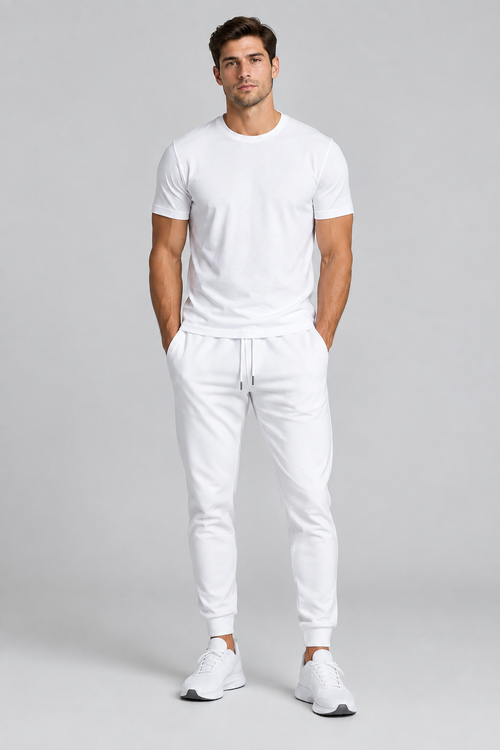 The Essential Men's Jogger — White