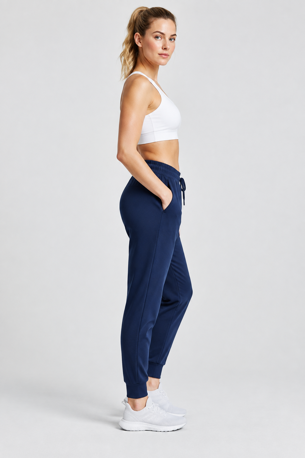 The Essential Women's Jogger — Navy Blue