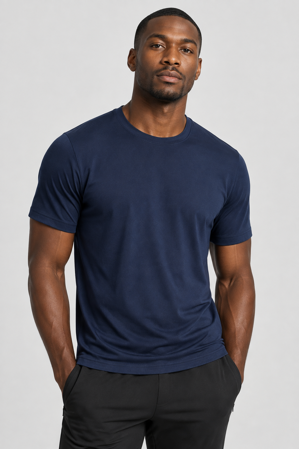 The Essential Crew Neck — Navy Blue