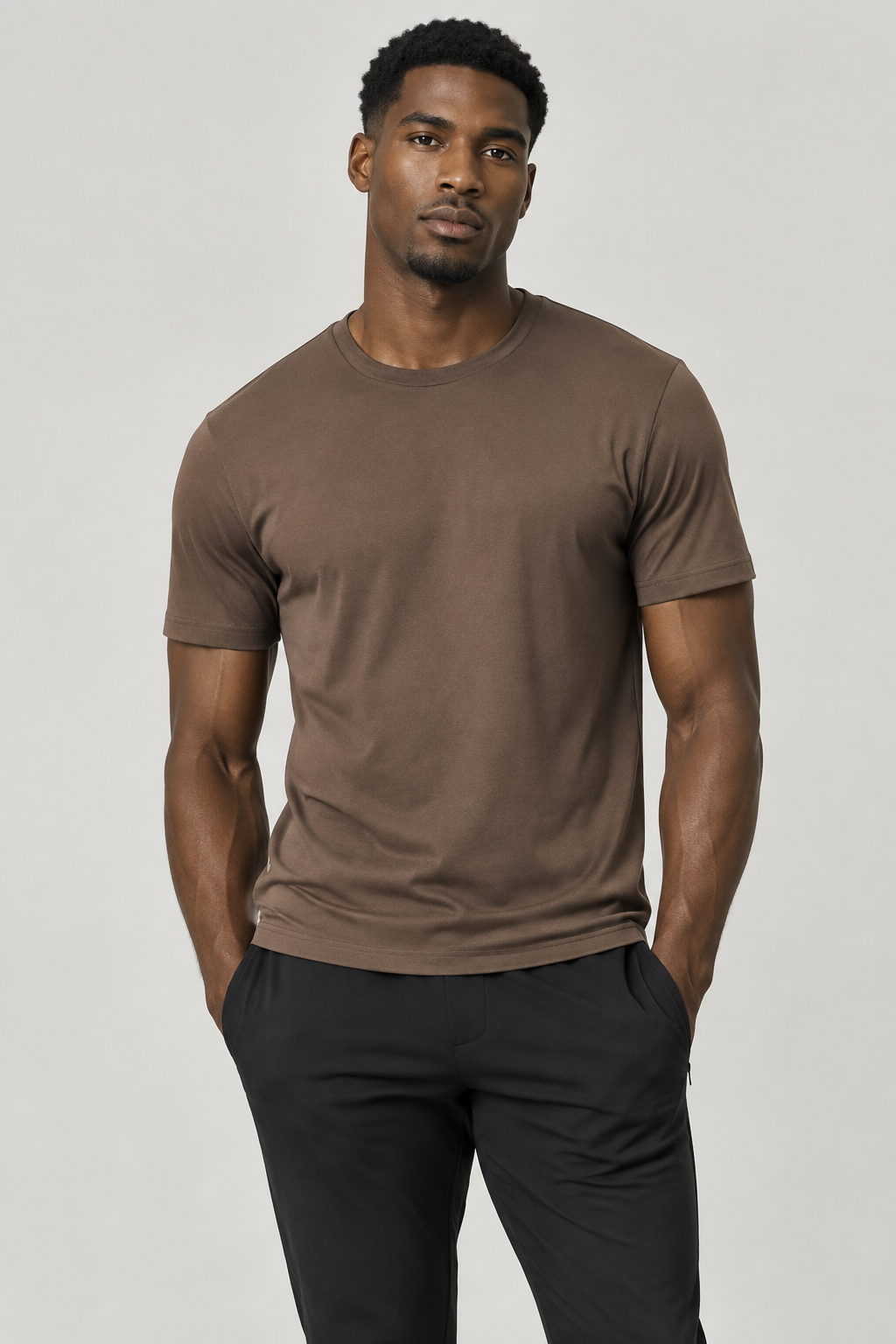 The Essential Crew Neck — Mocha