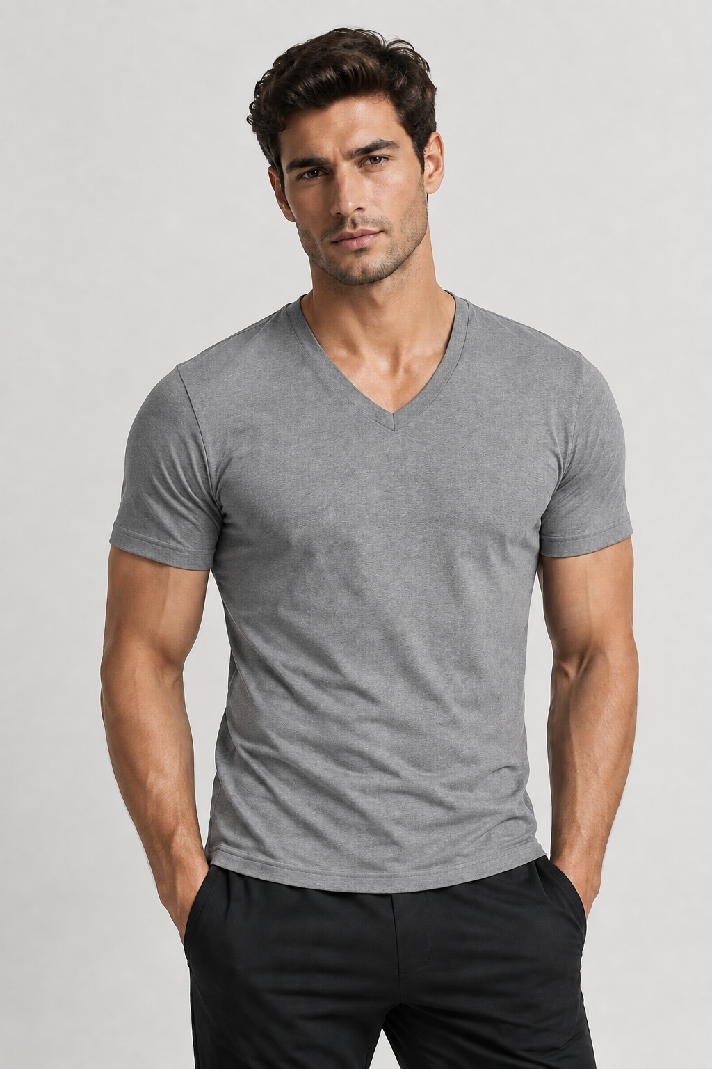 V-Neck — Grey